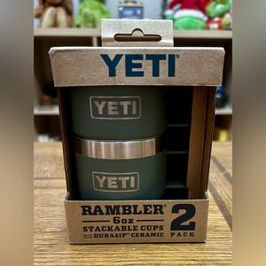 YETI Rambler 6oz Stackable Cups Camp Green